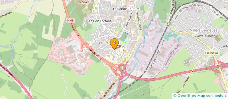 localisation de l'entreprise ESCHERICH-DERUELLE à CHARLEVILLE-MEZIERES