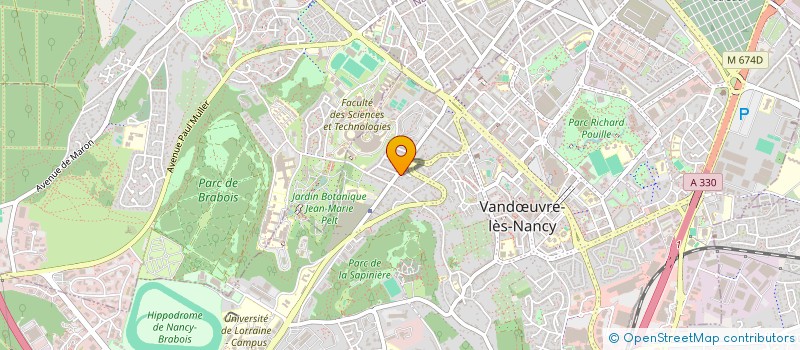 localisation de l'entreprise ESCIENCYEL  VANDUVRE-LES-NANCY