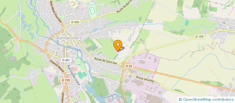 localisation de l'entreprise ESCLAPA  RAMBERVILLERS