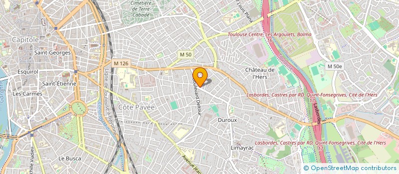 localisation de l'entreprise ESCLARMONDE 2 à TOULOUSE