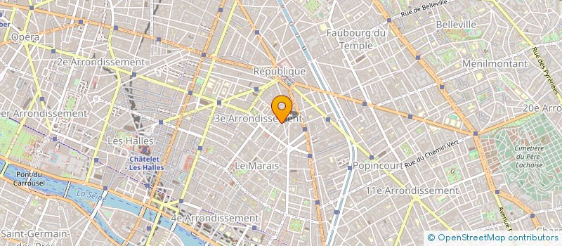 localisation de l'entreprise ESCLARMONDE à PARIS