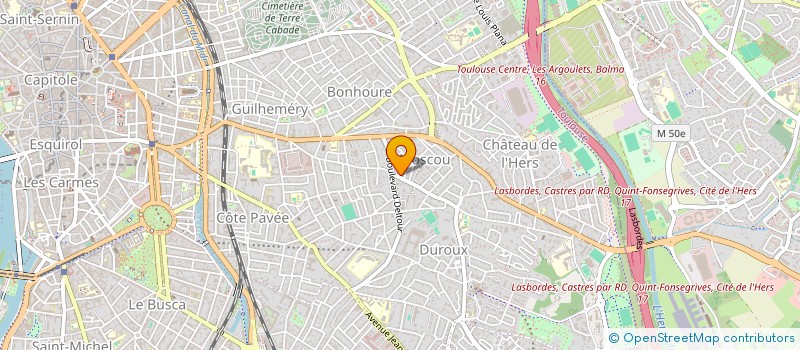 localisation de l'entreprise ESCLARMONDE à TOULOUSE