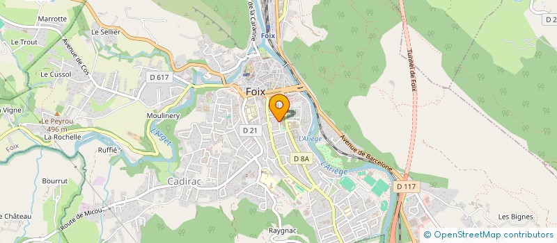 localisation de l'entreprise ESCLARMONDE à FOIX