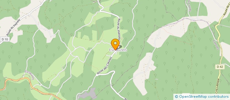 localisation de l'entreprise ESCLAU'CULTURE  ESCLAUZELS