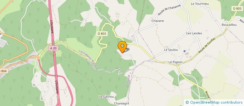 localisation de l'entreprise ESCLAUZARS  MAYRAC