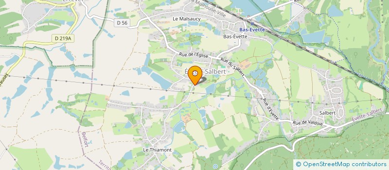 localisation de l'entreprise ESCM INVEST à EVETTE-SALBERT