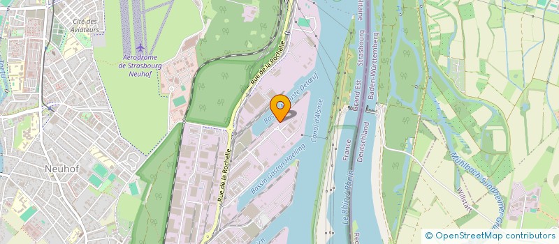 localisation de l'entreprise ESCO AL.P.A.C.  STRASBOURG