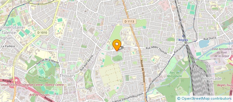 localisation de l'entreprise ESCO BAT à VILLENAVE-D'ORNON