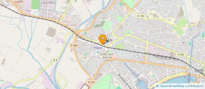 localisation de l'entreprise ESCO OVERSEAS à FREJUS