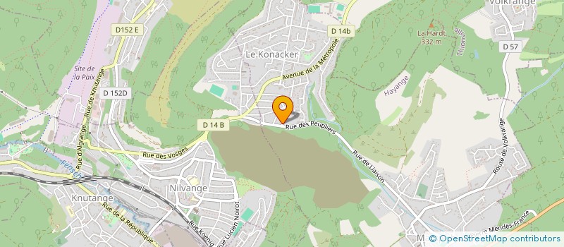 localisation de l'entreprise ESCO TOITURE PERE ET FILS à HAYANGE