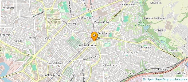 localisation de l'entreprise ESCOBA à BREST