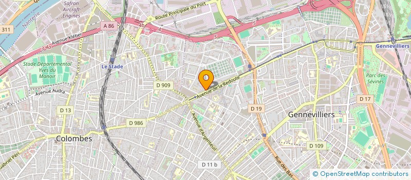 localisation de l'entreprise ESCOBE à ASNIERES-SUR-SEINE