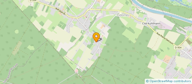 localisation de l'entreprise ESCOBETOILE SPORTING CLUB à ODOMEZ