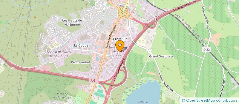 localisation de l'entreprise ESCODA TRANSPORTS  NARBONNE