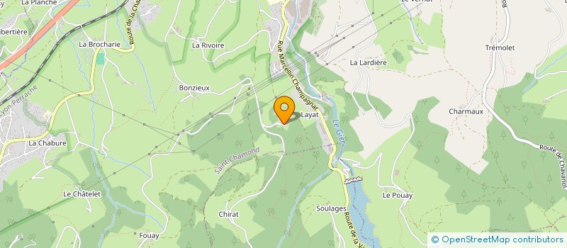 localisation de l'entreprise ESCOFFIELD  SAINT-CHAMOND