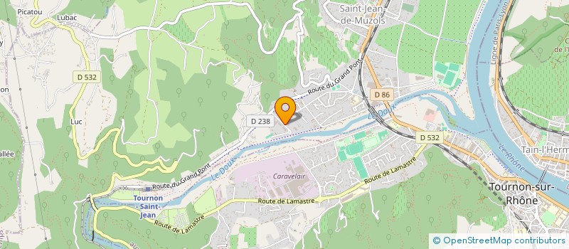 localisation de l'entreprise ESCOFFIER à SAINT-JEAN-DE-MUZOLS
