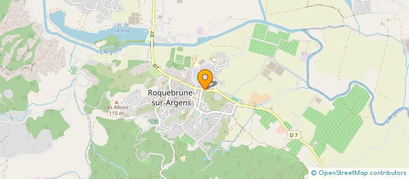 localisation de l'entreprise ESCOFFIER  ROQUEBRUNE-SUR-ARGENS