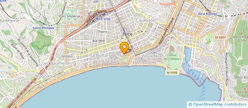 localisation de l'entreprise ESCOFFIER  NICE