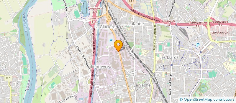 localisation de l'entreprise ESCOFFIER PNEUS 31 à TOULOUSE