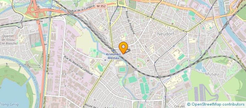 localisation de l'entreprise ESCOFRITSCH IMMO à STRASBOURG