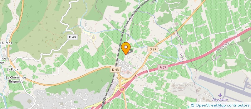 localisation de l'entreprise ESCOLA CALANDRATA DE CUERS à CUERS