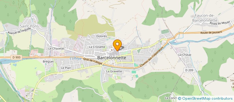 localisation de l'entreprise ESCOLA DE LA VALEIRA  BARCELONNETTE