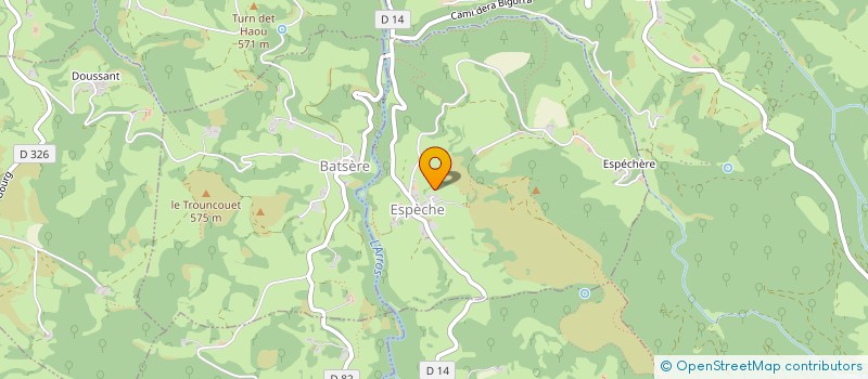 localisation de l'entreprise ESCOLE GASTON PHOEBUS  MAUVEZIN