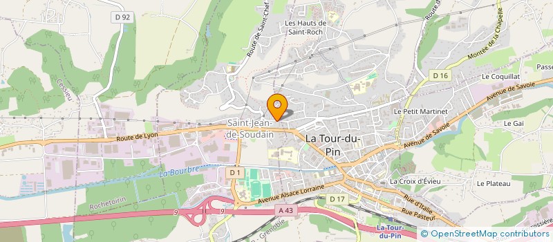 localisation de l'entreprise ESCOLEB IMMOBILIER  SAINT-JEAN-DE-SOUDAIN