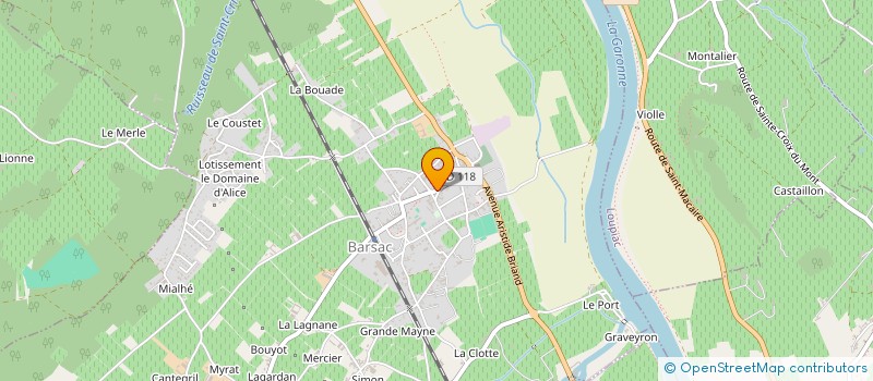 localisation de l'entreprise ESCOLIAS  BARSAC