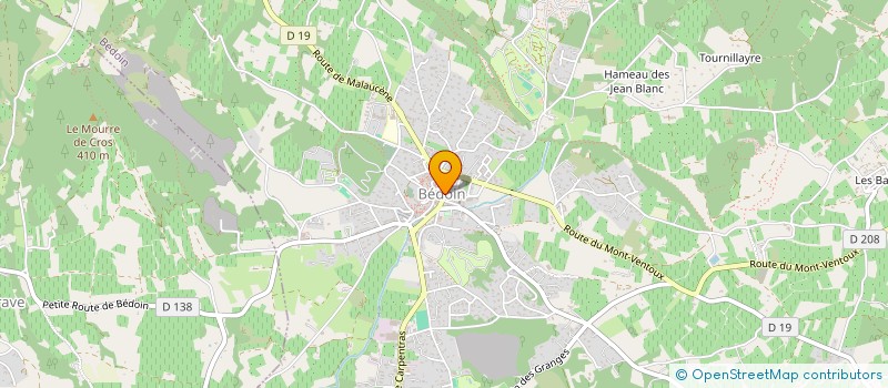 localisation de l'entreprise ESCOLO DOU VENTOUR JULES MARCELLIN  BEDOIN