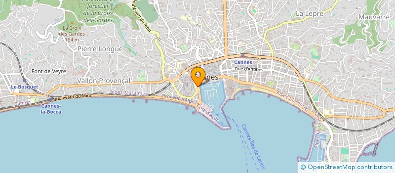 localisation de l'entreprise ESCOLO FELIBRENCO DE LERIN à CANNES