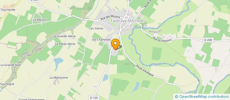 localisation de l'entreprise ESCOMAQUET  TERRANJOU