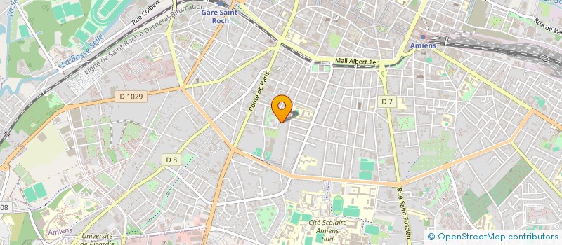 localisation de l'entreprise ESCOMI à AMIENS