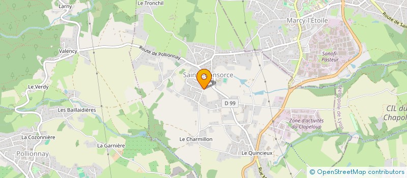 localisation de l'entreprise ESCONDELLE  SAINTE-CONSORCE