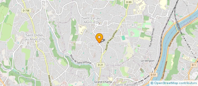 localisation de l'entreprise ESCONDIDA  SAINT-CYR-AU-MONT-D'OR