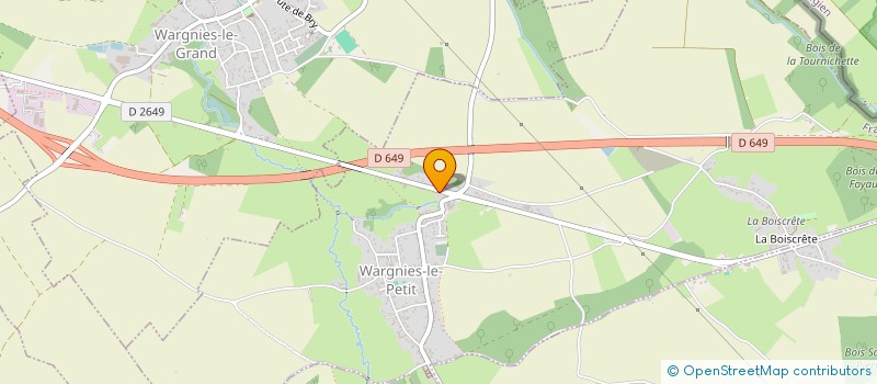 localisation de l'entreprise ESCOR  HAUTMONT