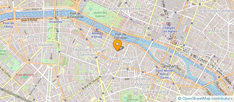 localisation de l'entreprise ESCORAILLES  PARIS
