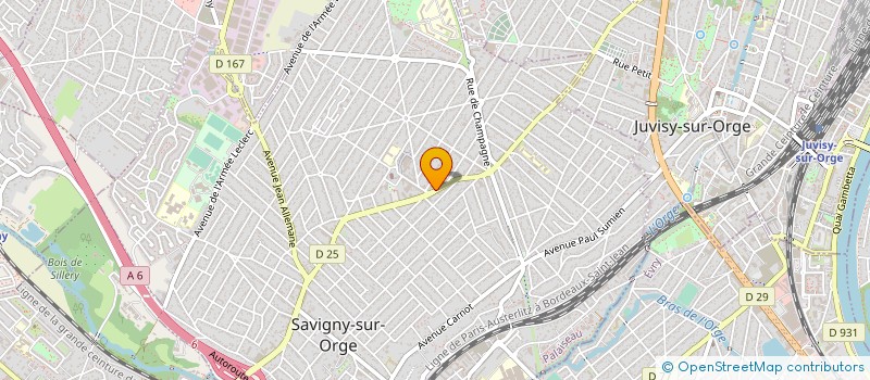 localisation de l'entreprise ESCORPIAO à SAVIGNY-SUR-ORGE