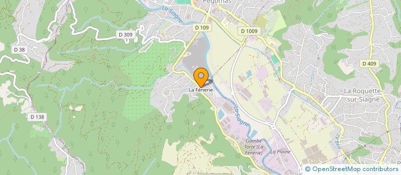 localisation de l'entreprise ESCORSICA  PEGOMAS