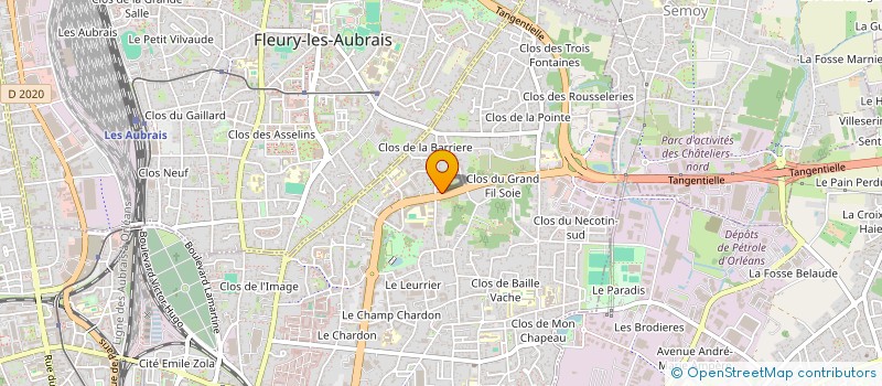 localisation de l'entreprise ESCORT SECURITE PRIVEE à ORLEANS