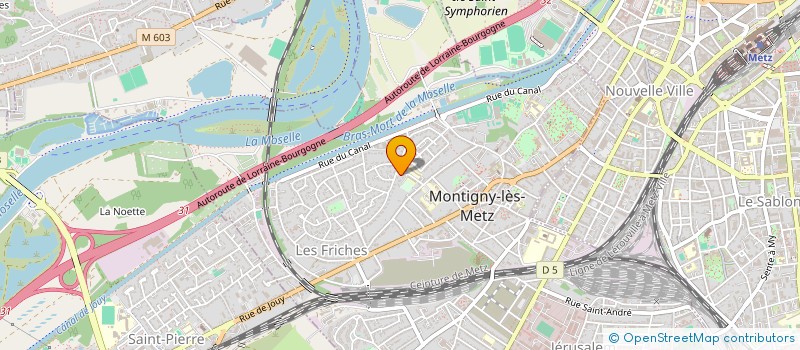 localisation de l'entreprise ESCORTE MOTARD SECURITE LORRAINE GRAND EST à MONTIGNY-LES-METZ