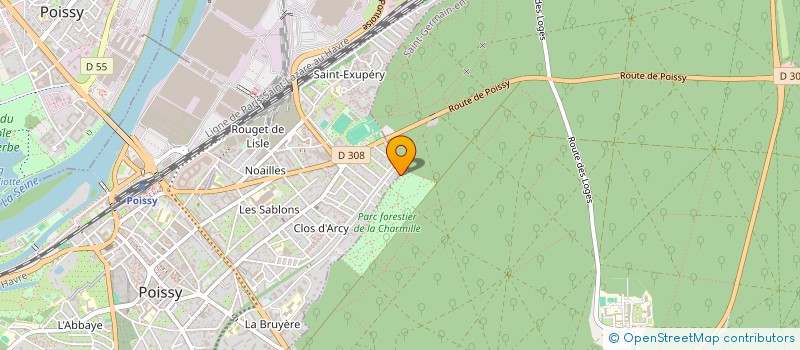 localisation de l'entreprise ESCORTE MOTOCYCLISTE FRANCILIENNE  POISSY