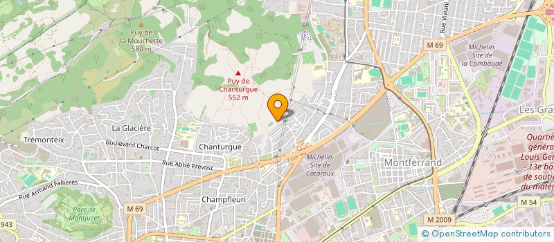 localisation de l'entreprise ESCOT  CLERMONT-FERRAND