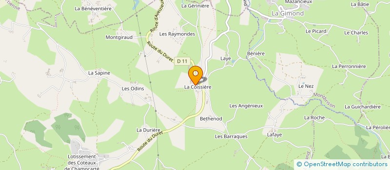 localisation de l'entreprise ESCOT NRJ  SAINT-HEAND