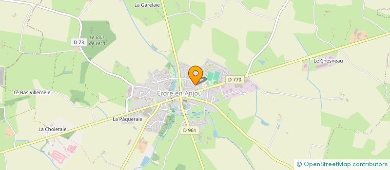 localisation de l'entreprise ESCOUADE ANGEVINE à ERDRE-EN-ANJOU