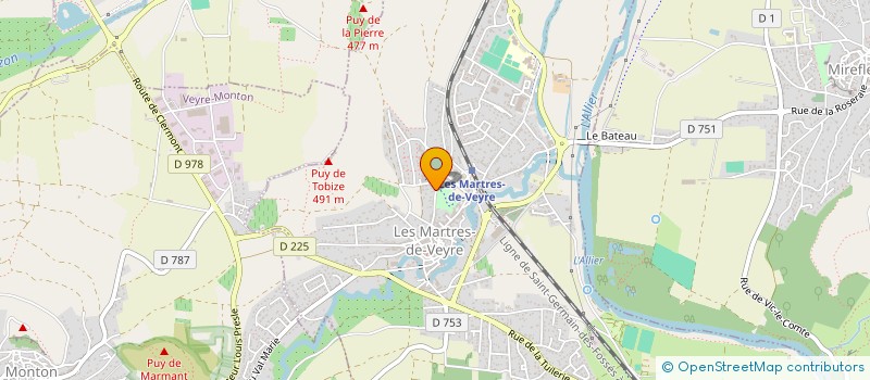 localisation de l'entreprise ESCOUADE ARVERNE  CLERMONT-FERRAND