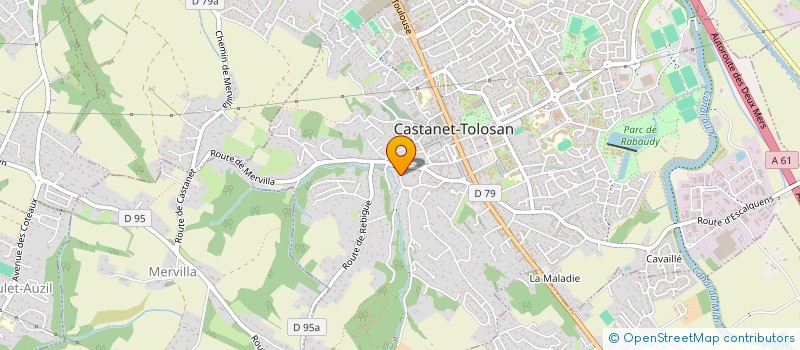 localisation de l'entreprise ESCOUBEYRON SEBASTIEN ET CELINE à CASTANET-TOLOSAN