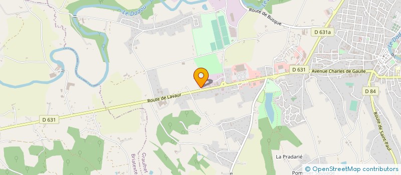 localisation de l'entreprise ESCOURBIAC à GRAULHET
