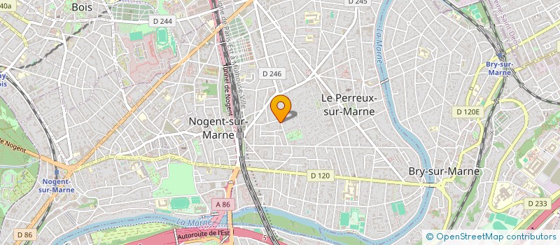 localisation de l'entreprise ESCRIME CLUB DE BRY SUR MARNE  BRY-SUR-MARNE