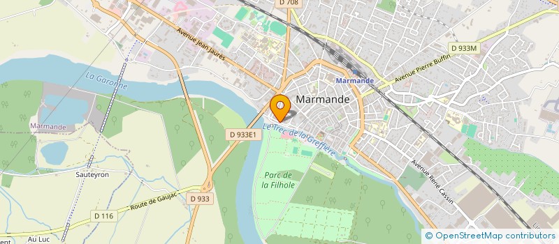 localisation de l'entreprise ESCRIME CLUB MARMANDAIS  MARMANDE